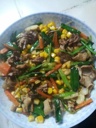 炒鸡杂的做法步骤：5