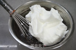 黑米粉戚风蛋糕的做法步骤：7