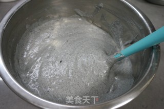 黑米粉戚风蛋糕的做法步骤：8