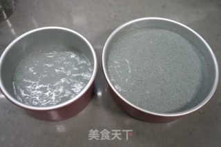 黑米粉戚风蛋糕的做法步骤：9