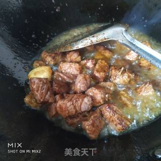 黑椒杏鲍菇牛肉粒的做法步骤：8