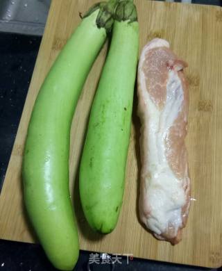 秋茄炒肉末的做法步骤：1
