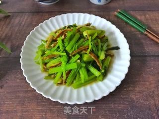 脆皮干炒芹菜的做法步骤：6