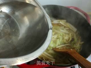 五花肉炖白菜粉条的做法步骤：9