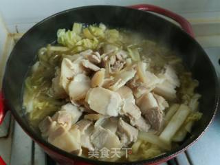 五花肉炖白菜粉条的做法步骤：11