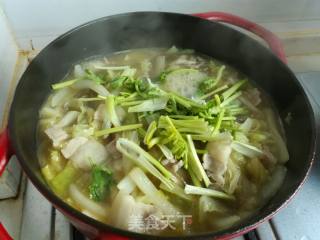 五花肉炖白菜粉条的做法步骤：13