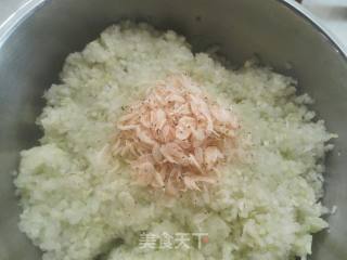 白菜虾皮素包子的做法步骤：5