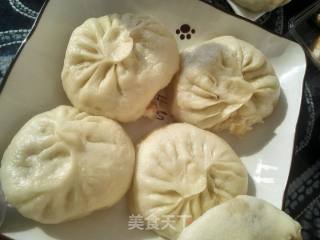 白菜虾皮素包子的做法步骤：15