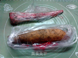 清炖山药牛尾汤的做法步骤：1