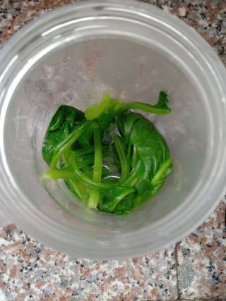 菠菜翡翠小饼的做法步骤：2