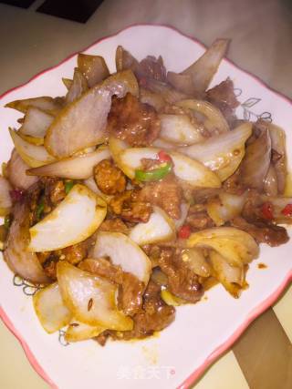 洋葱炒牛肉的做法步骤：7