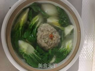蟹粉狮子头的做法步骤：12
