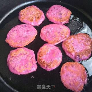 双奶紫薯饼的做法步骤：7
