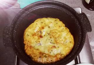 酸豇豆虾皮饼的做法步骤：4