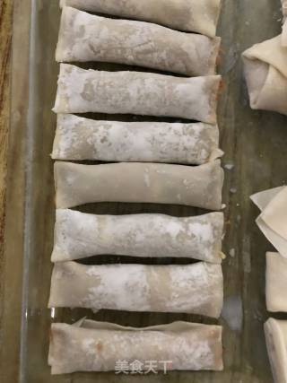 宝宝辅食-馄饨皮版鸡肉卷的做法步骤：5