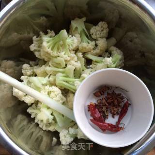 麻香菜花的做法步骤：1