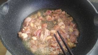 豆角烧鸡肉的做法步骤：4