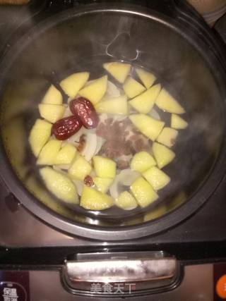 海底椰炖苹果的做法步骤：4