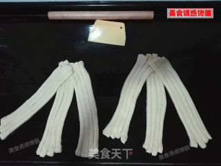 辫子肉松吐司（一次性发酵）的做法步骤：8
