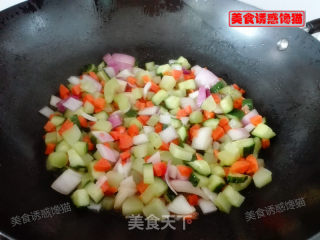 火腿西兰花彩蔬的做法步骤：8