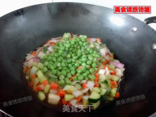 火腿西兰花彩蔬的做法步骤：9