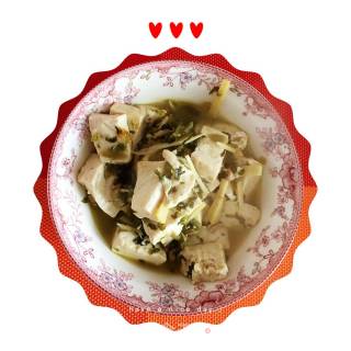 冬笋雪菜烧豆腐的做法步骤：8