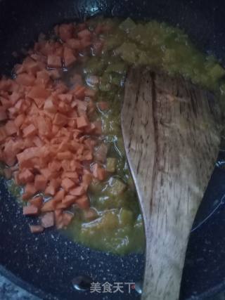 肉末南瓜酱软饭的做法步骤：7