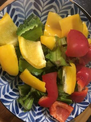 彩椒四棱豆的做法步骤：3