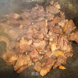 萝卜炒牛肉的做法步骤：4