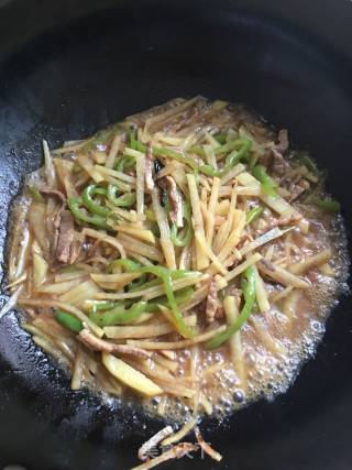 炒三丝的做法步骤：6
