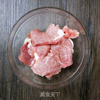 香煎梅花肉片的做法步骤：1