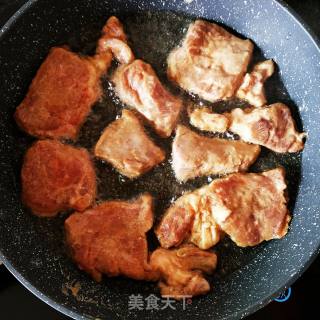 香煎梅花肉片的做法步骤：5