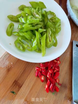 尖椒干豆腐的做法步骤：7