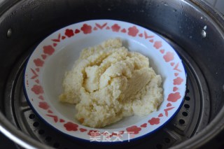 黄心菜炒豆渣的做法步骤：2