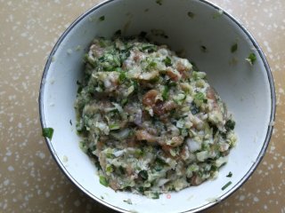 南瓜白菜肉饺子的做法步骤：6