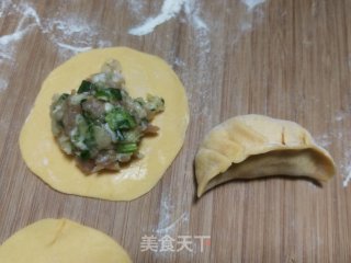 南瓜白菜肉饺子的做法步骤：9
