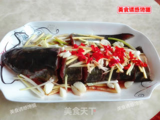 清蒸剑鱼的做法步骤：4