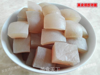 糖醋牛皮的做法步骤：3