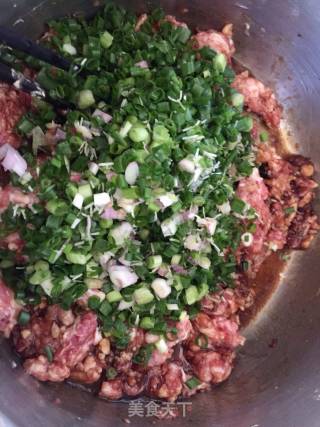 暖心美食  白菜猪肉饺的做法步骤：4