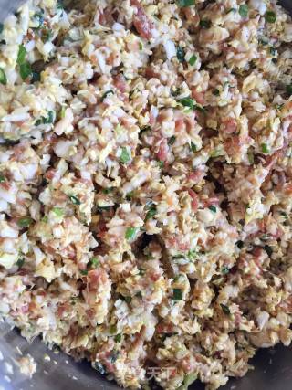 暖心美食  白菜猪肉饺的做法步骤：5