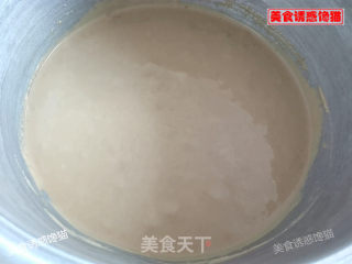 红糖开花米发糕的做法步骤：2