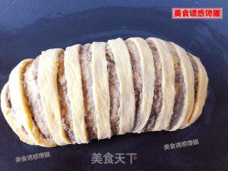 南瓜豆沙吐司的做法步骤：7