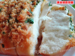 香葱肉松排包的做法步骤：11