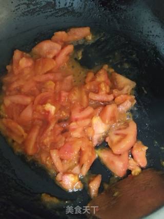 西红柿炒年糕的做法步骤：4