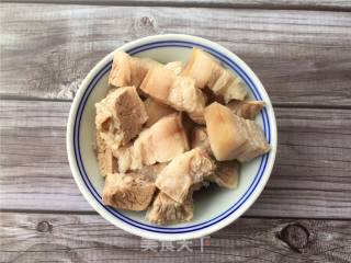 芸豆笋子红烧肉的做法步骤：5
