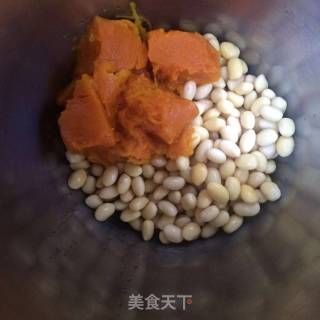 南瓜双豆浆的做法步骤：4