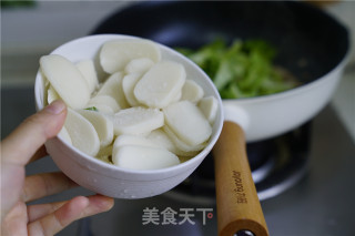 芥菜肉末汤年糕的做法步骤：6