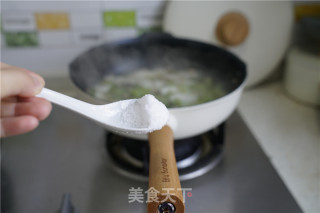 芥菜肉末汤年糕的做法步骤：7