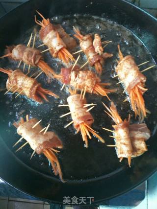香煎五花肉卷的做法步骤：6