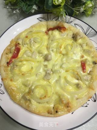 鸡肉黑椒披萨的做法步骤：12